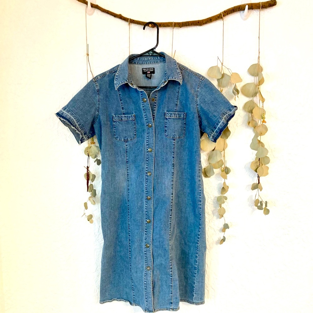 VINTAGE Ralph Lauren Denim Dress